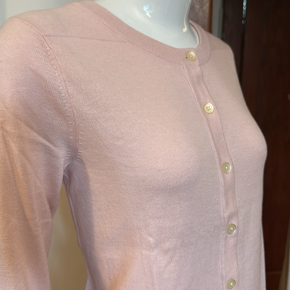 NWT Eddie Bauer size small Women's Pink Cardigan Sweater